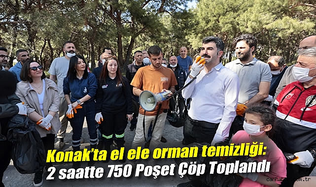 Konak’ta Temizlik Seferberliği: 750 Poşet Atık