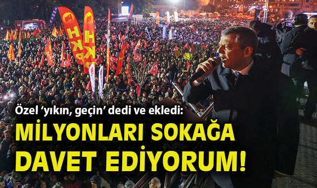 Özgür Özel’den Tansiyonu Yükselten Açıklama!