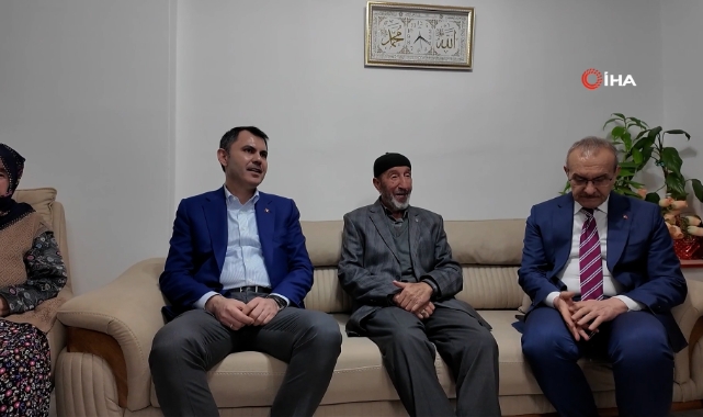 Bakan Kurum, Kuyulu Mahallesi’nde Yeni Evlerde!