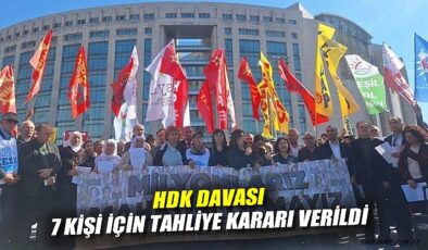 İstanbul’da HDK Operasyonu: 8 Kişi Tahliye Edildi!