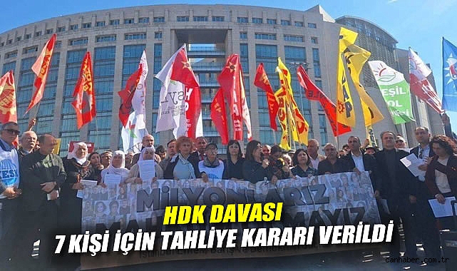 İstanbul’da HDK Operasyonu: 8 Kişi Tahliye Edildi!
