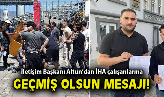 Saldırıya Uğrayan İHA Çalışanlarına Geçmiş Olsun