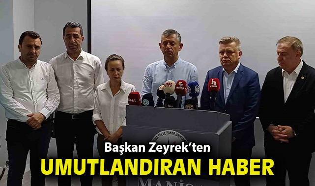 Ferdi Zeyrek’ten Umut Veren Sağlık Gelişmeleri