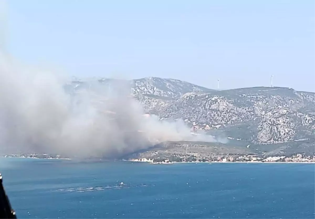İzmir’de Orman Yangınına Hızla Müdahale Başladı!