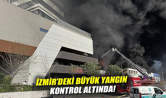 İzmir’de Hastane Yakınında Yangın: Ekipler Mücadelede!