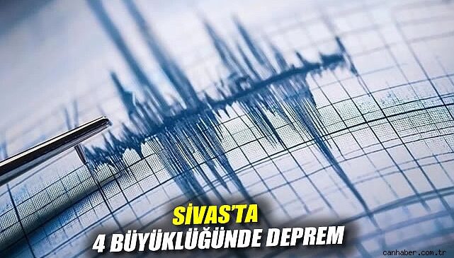 Sivas’ta 4 Büyüklüğünde Deprem Meydana Geldi!