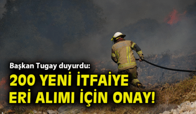 İzmir’den Yangınla Mücadelede Yeni Hamle: 200 Eri!