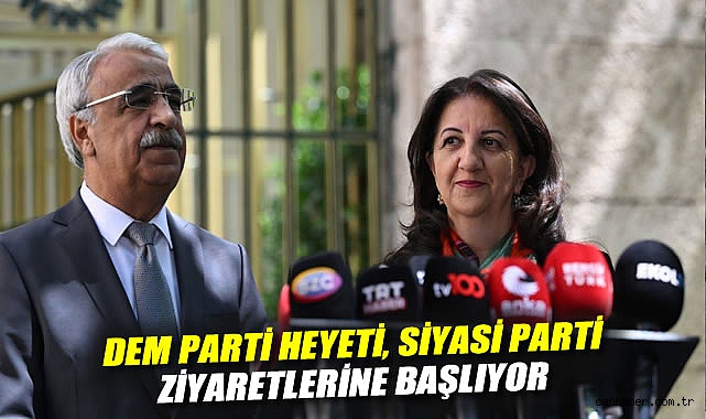 DEM Parti Heyeti Siyasi Temaslara Başlıyor!