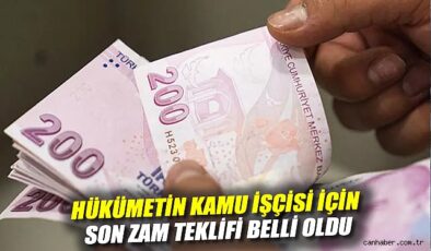 Kamu İşçilerine Zam Sözleşmesinde Gözler Pazartesi’de