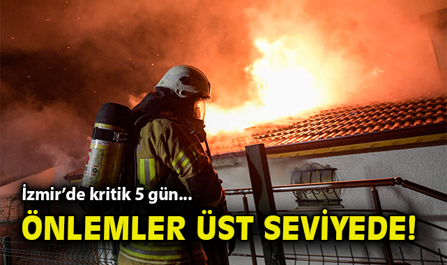 İzmir’de Yangın Tehlikesi: Dikkatli Olun!
