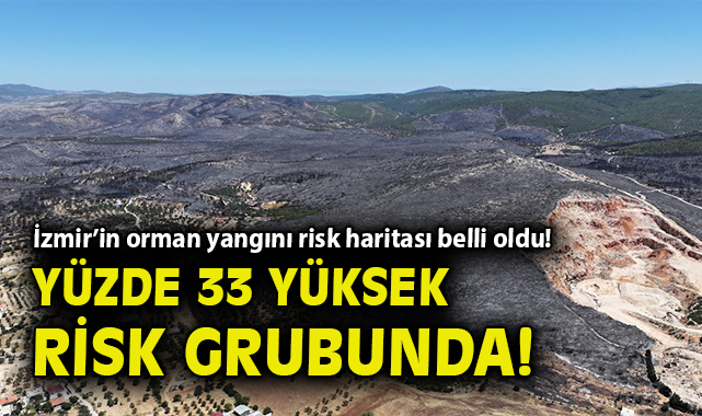 İzmir’de Orman Yangını Riski Artıyor!