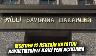 Şehit Askerler İçin Bakanlıktan Açıklama Geldi!