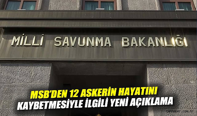 Şehit Askerler İçin Bakanlıktan Açıklama Geldi!