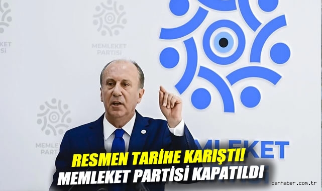 Memleket Partisi Kapatıldı, İnce CHP’ye Katıldı!