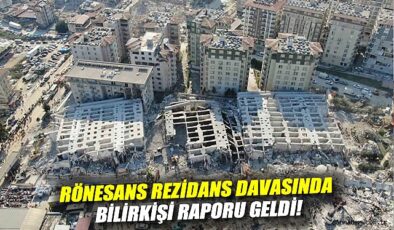 Rönesans Rezidans Davasında Küçük Ölçekte Felaket