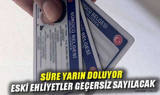 Eski Ehliyetler İçin Son Gün! Yoğunluk Arttı