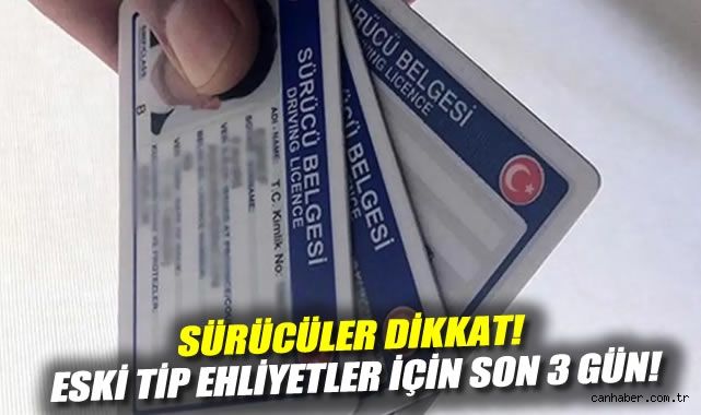 Son 3 Gün: Eski Sürücü Belgeleri İçin Fırsat!