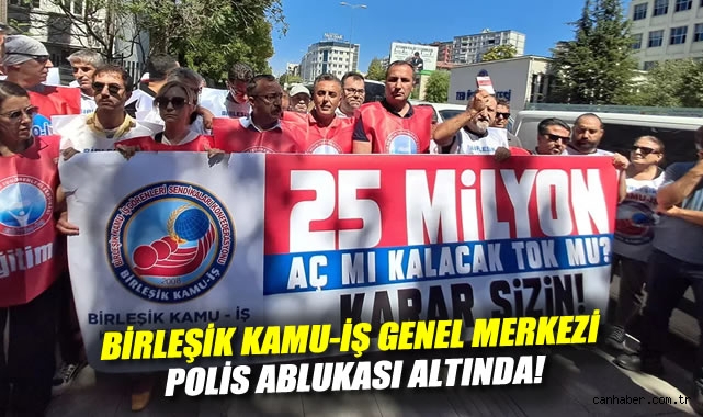 Polis Ablukasında Kamu Emekçileri Yürüyüş Hazırlığında!