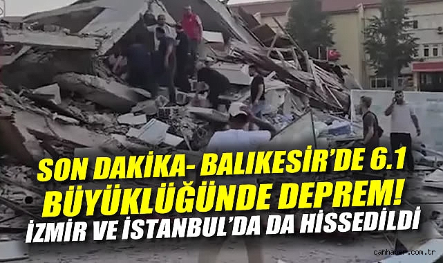 Marmara ve Ege’yi Sarsan 6.1 Büyüklüğünde Deprem!