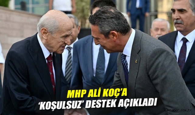 MHP’den Ali Koç’a Destek! Fenerbahçe İçin Tek Yürek!