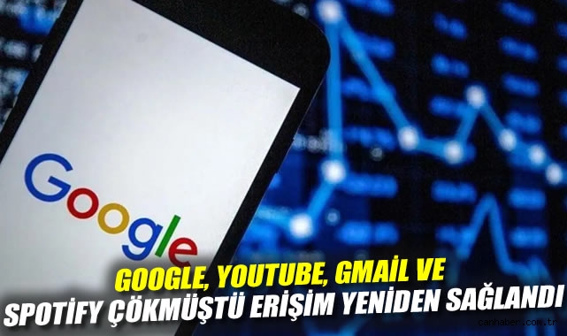 Google ve Servisleri Çöktü: Erişim Sorunları Yaşanıyor