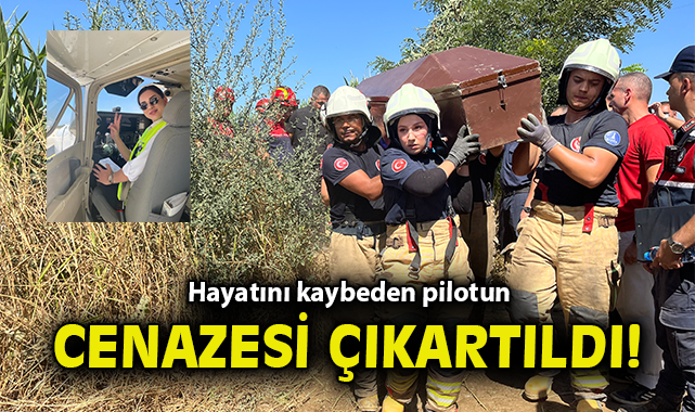 Eğitim Uçağı Mısır Tarlasına Düştü: Pilot Hayatını Kaybetti