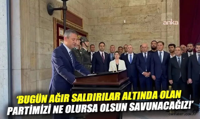 Özgür Özel, CHP’nin 102. Yılında Anıtkabir’de