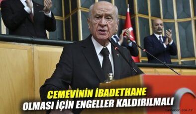 Bahçeli’den Cemevi ve Gazze Açıklamaları
