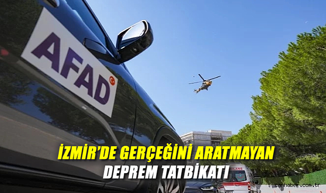 İzmir’de Deprem Tatbikatı: Koordinasyon Zirve Yaptı