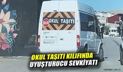 Van’da Okul Taşıtı Görünümlü Araçta Uyuşturucu!