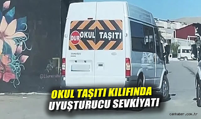 Van’da Okul Taşıtı Görünümlü Araçta Uyuşturucu!