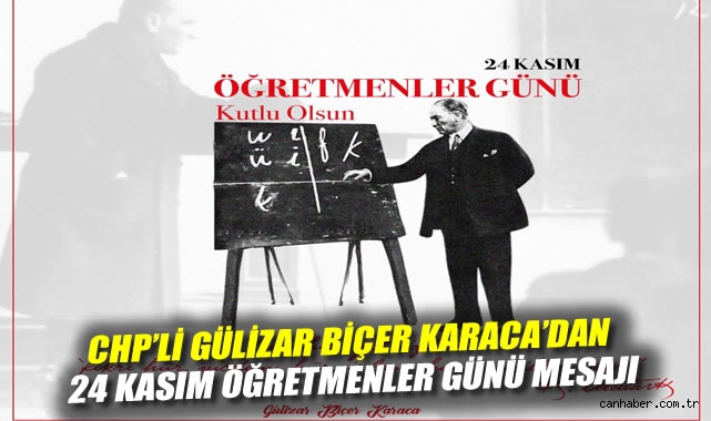 Karaca’dan Öğretmenler Günü’nde Anlamlı Mesaj