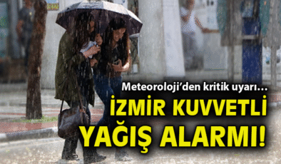 İzmir’de Kuvvetli Yağış Uyarısı: Tedbir Alın!