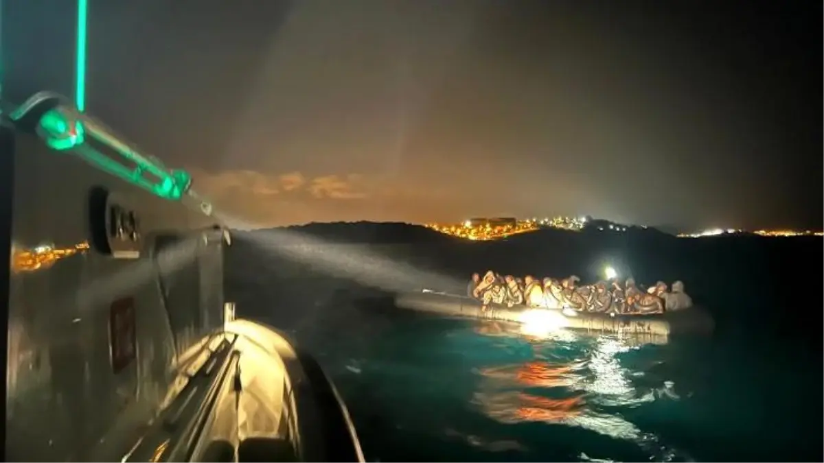 Çeşme ve Dikili’de 68 Düzensiz Göçmen Kurtarıldı