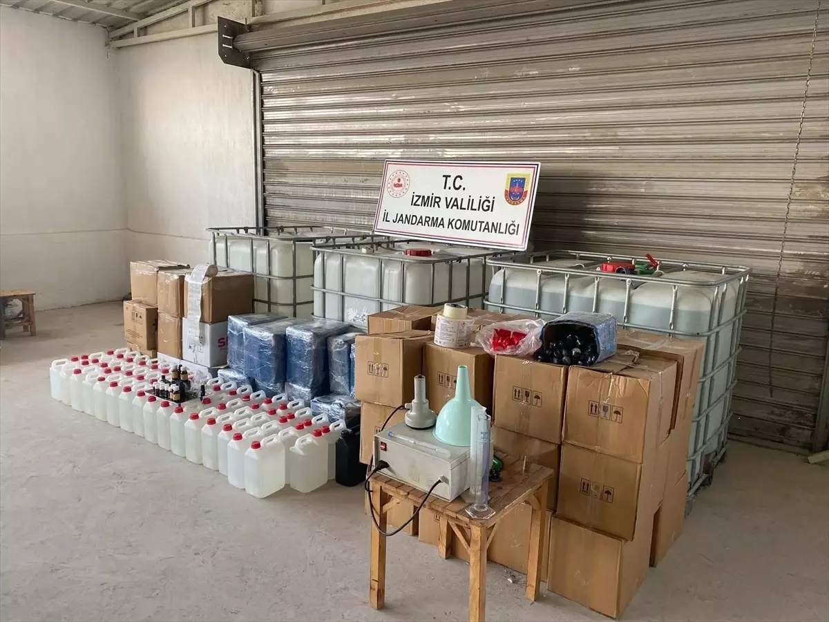İzmir’de Yılbaşı Öncesi Sahte İçki Operasyonu!