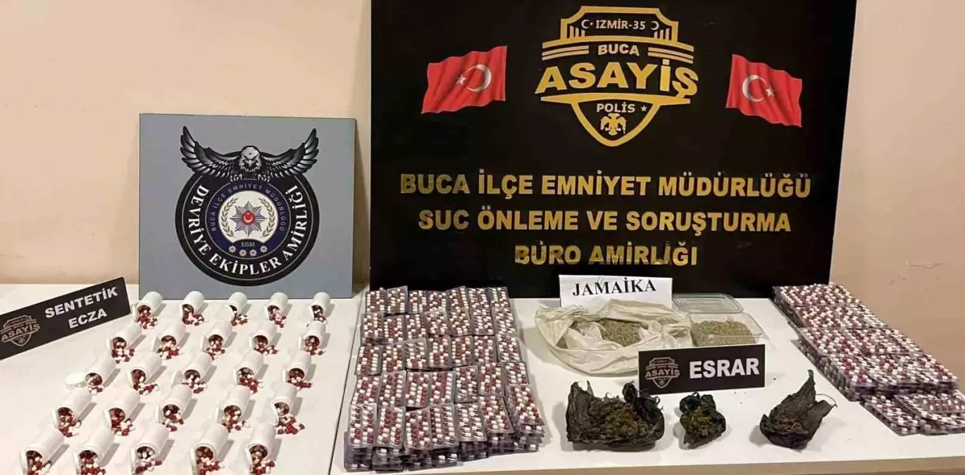 Buca’da Uyuşturucu Operasyonu: 5 Bin Hap Ele Geçirildi!