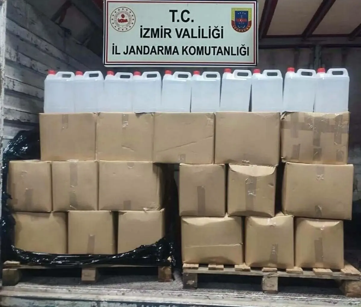 İzmir’de 860 Litre Etil Alkol Ele Geçirildi!