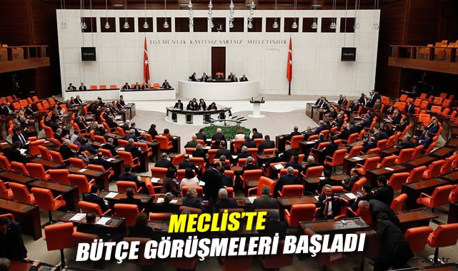 TBMM’de 2026 Bütçe Görüşmeleri Başladı!
