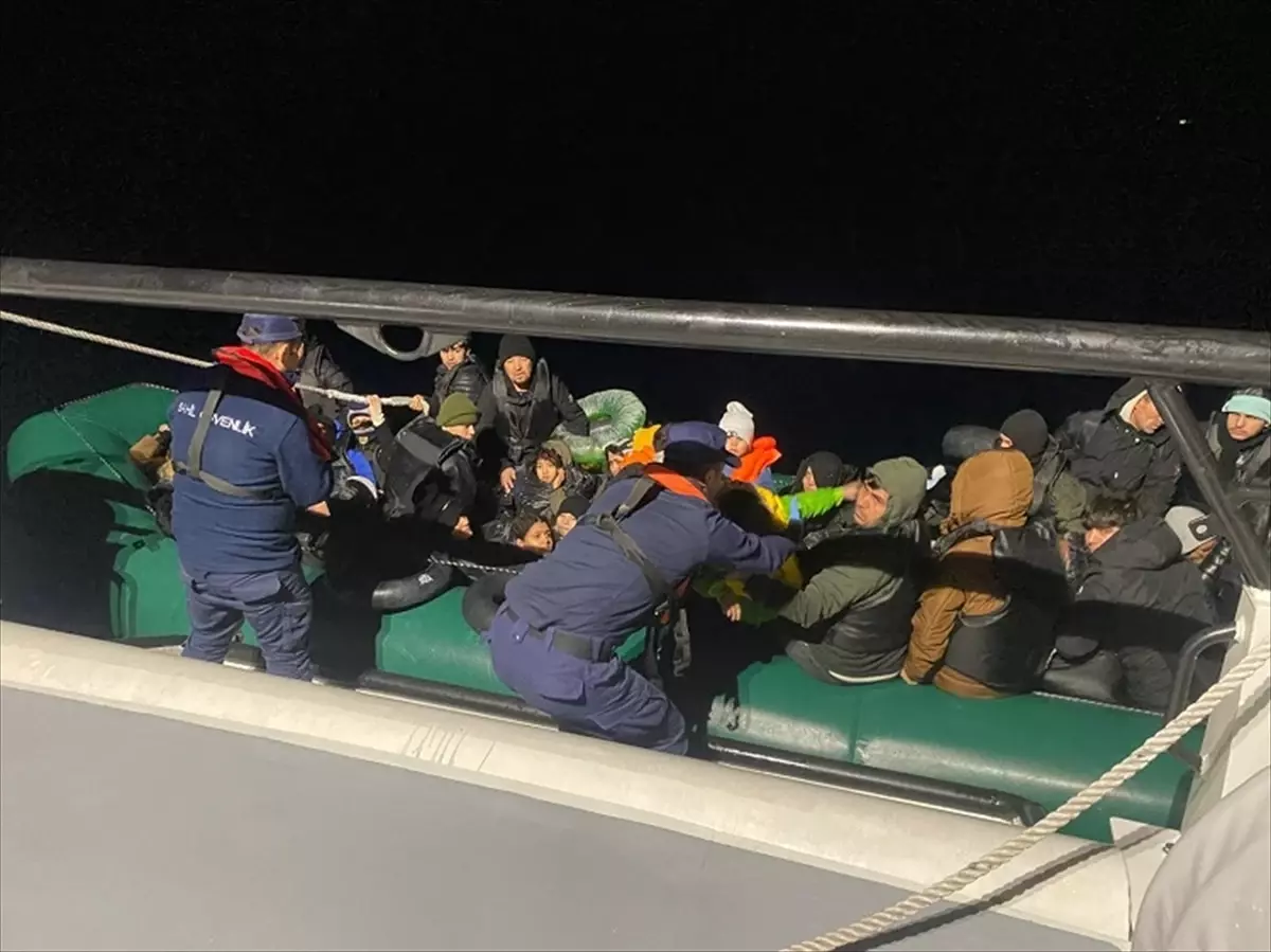 Seferihisar’da 50 Düzensiz Göçmen Yakalandı!