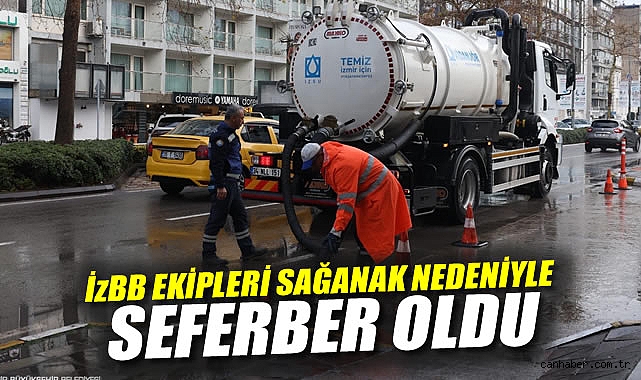 İzmir’de Sağanak Yağışta Kurtarma Operasyonu!