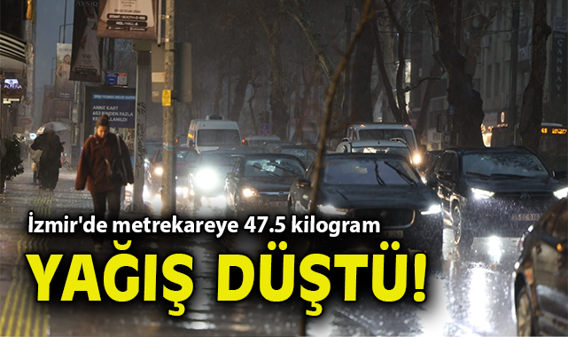 İzmir’i Vuran Fırtına ve Sağanak Hayatı Felç Etti!