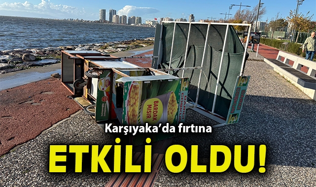 İzmir’de Şiddetli Fırtına ve Yağış Hayatı Kaydırdı!