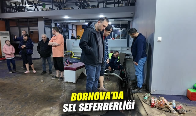 Bornova’da Sel Çalışmaları ve Dayanışma Çağrısı