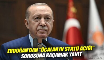 Erdoğan’dan ‘İmralı Statü Açığı’ Yanıtı!