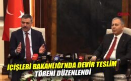 Yeni İçişleri Bakanı Görevde: Devir Teslim Töreni