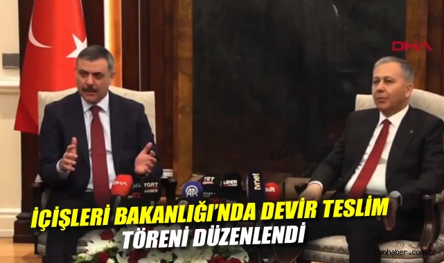 Yeni İçişleri Bakanı Görevde: Devir Teslim Töreni