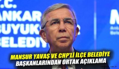 CHP’li Başkanlar, Yavaş’ın Evinde Bir Araya Geldi