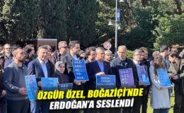 Özgür Özel’den Boğaziçi’nde Sert Erdoğan Eleştirisi!