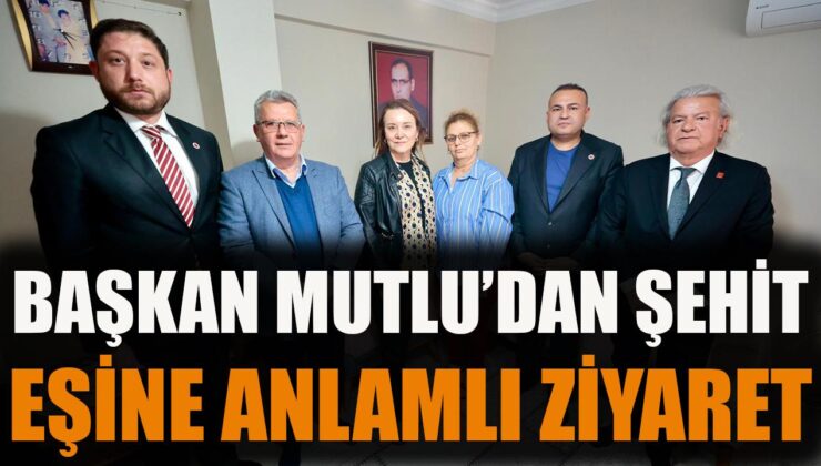Bayramda Şehit Ailesine Anlamlı Ziyaret