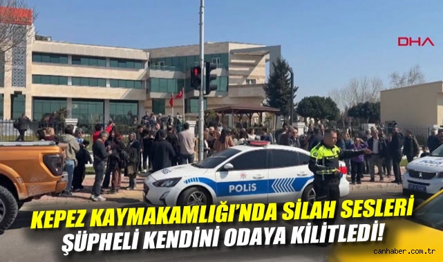 Kepez Hükümet Konağı’nda Silahlı Tehlike!